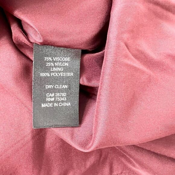 REVOLVE House of Harlow 1960 Dress Womens Large Velvet Mini Dress New Burgundy - Picture 8 of 10